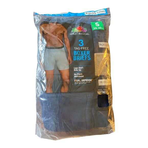 Fruit Of The Loom Tag Free Boxer Briefs Size Small 28-30” - Picture 1 of 1